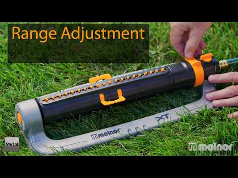 XT Metal Turbo Oscillating Sprinkler with Flow Control (YouTube)