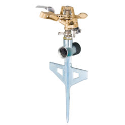 9536CH Melnor Metal Pulsating Sprinkler with Step Spike