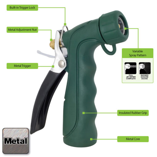 Melnor 493C Insulated Nozzle Features