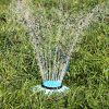 Melnor Sprout Sprinkler shower spray pattern watering green lawn