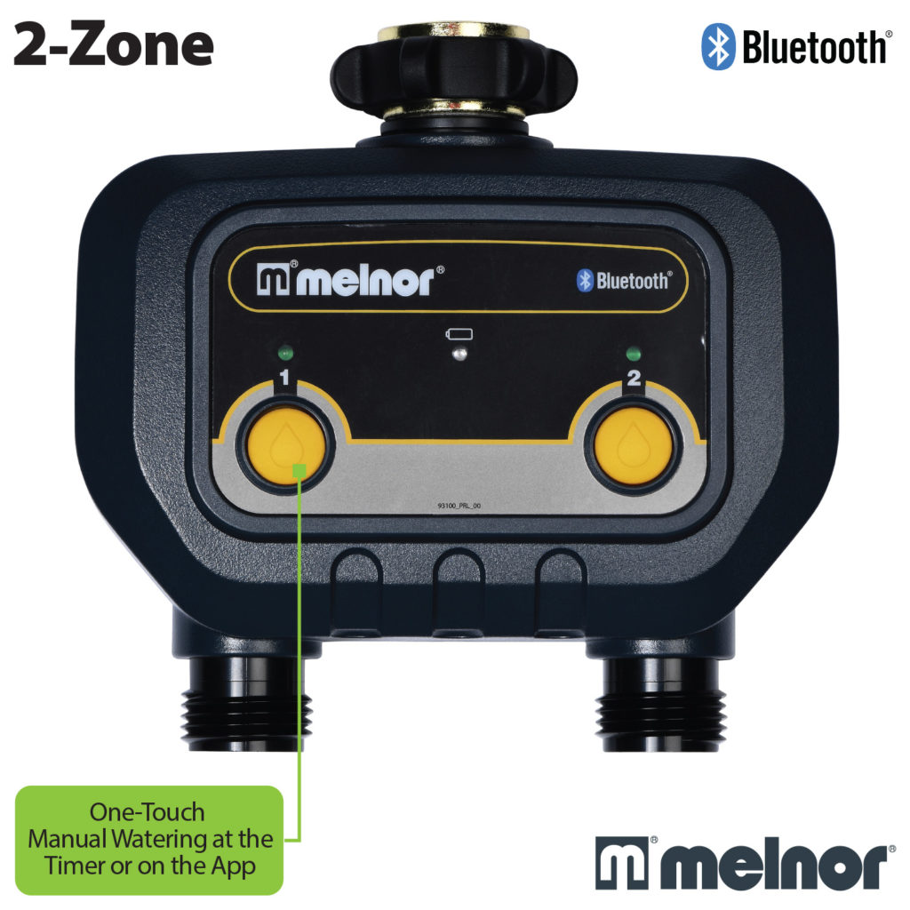 2-Zone Bluetooth® Water Timer | Melnor, Inc.