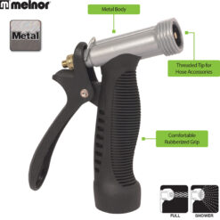 Melnor Comfort Grip Metal Nozzle Features