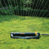 Melnor XT Turbo Oscillating Sprinkler gently watering