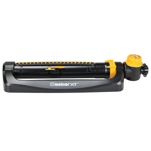 Melnor XT Turbo Oscillating Sprinkler with Timer side view