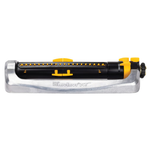 Melnor XT Metal 4,500 Sq. Ft. Turbo Oscillating Sprinkler with Flow Control Side View